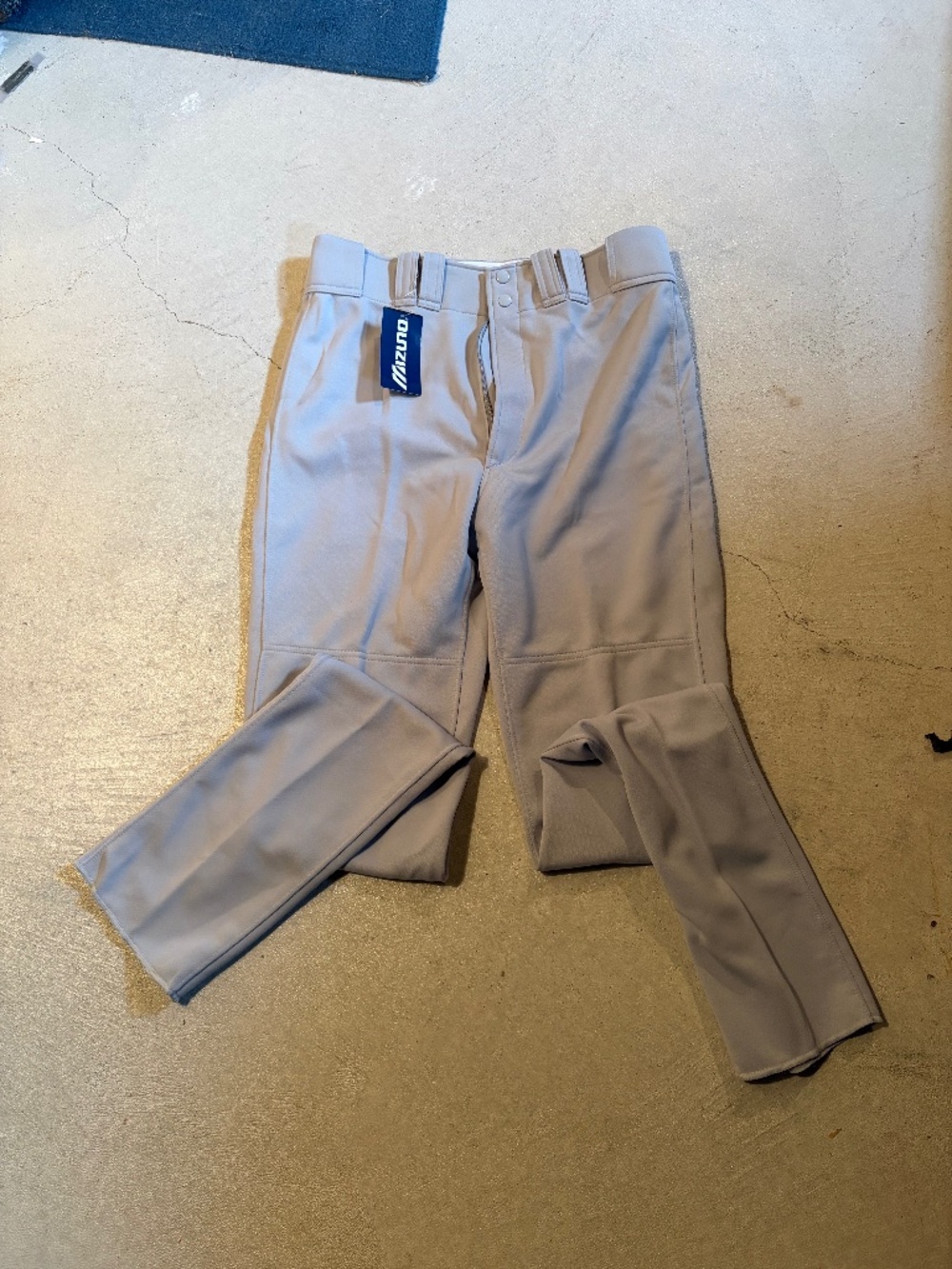 NWT Men’s Mizuno Baseball Pants Gray